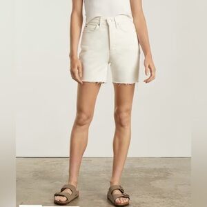 Everlane Women's Cream Jean Shorts